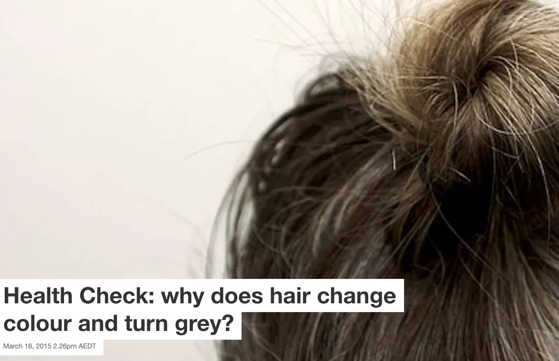 20+ Why Does Hair Turn Grey Pics onurcanaydogmus